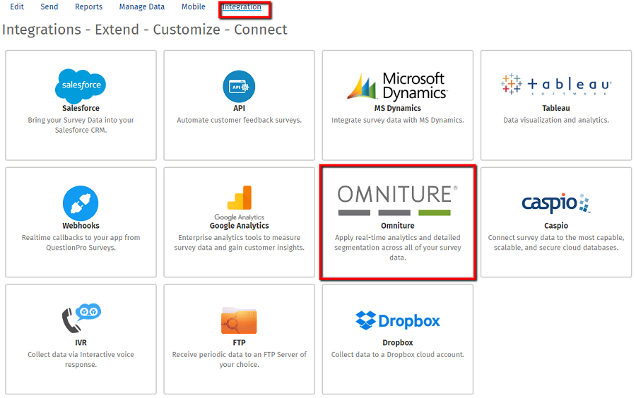 Omniture SiteCatalyst Integration SurveyAnalytics Help Document