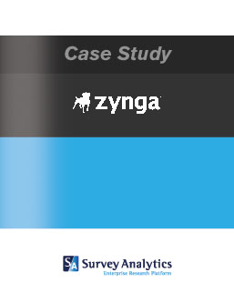 SurveyAnalytics Casestudy Zynga