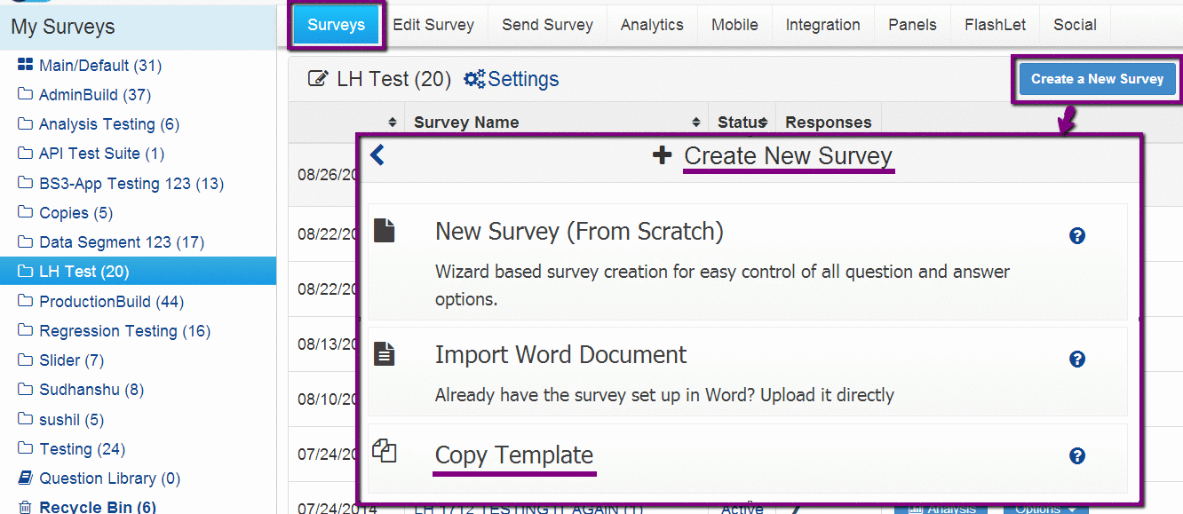 Survey Software Help Image