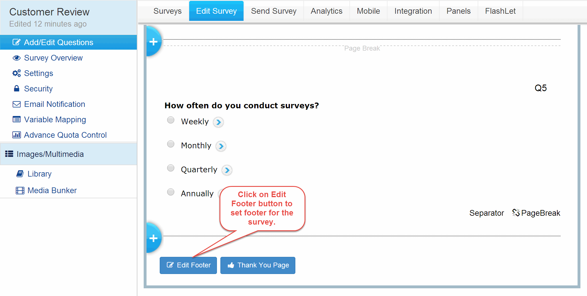 Survey Software Help Image