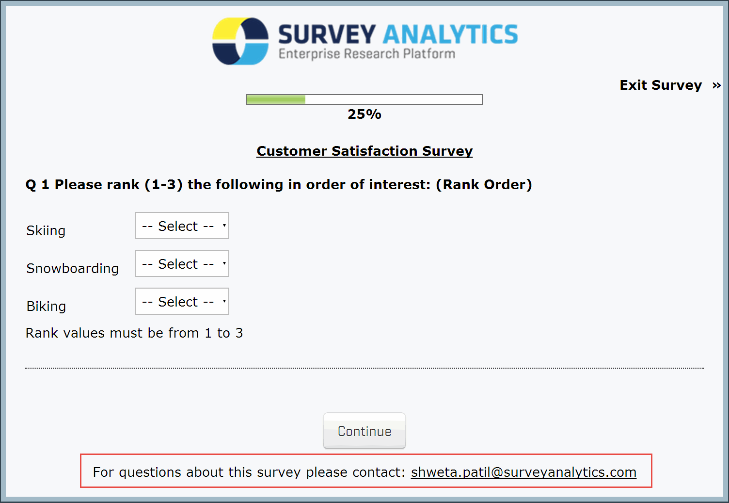 Survey Software Help Image