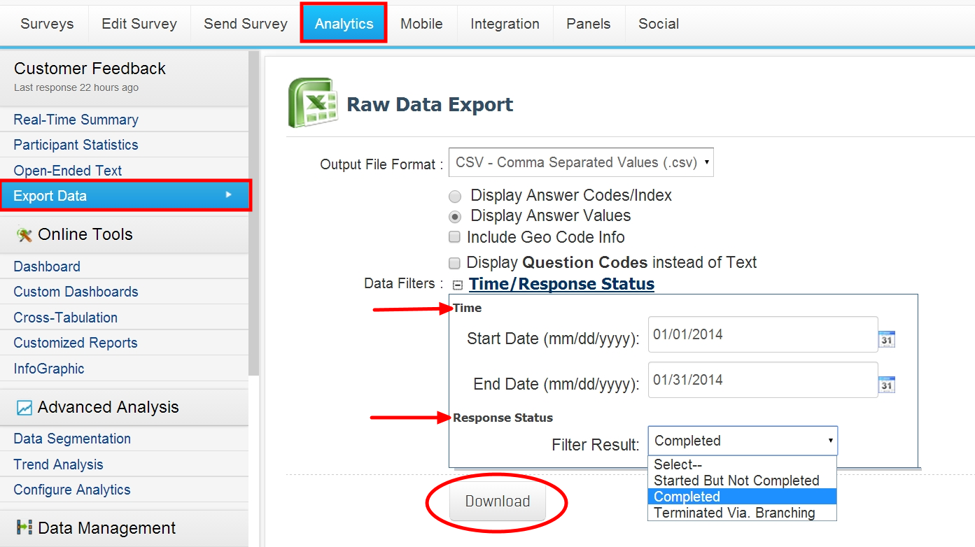 Survey Software Help Image