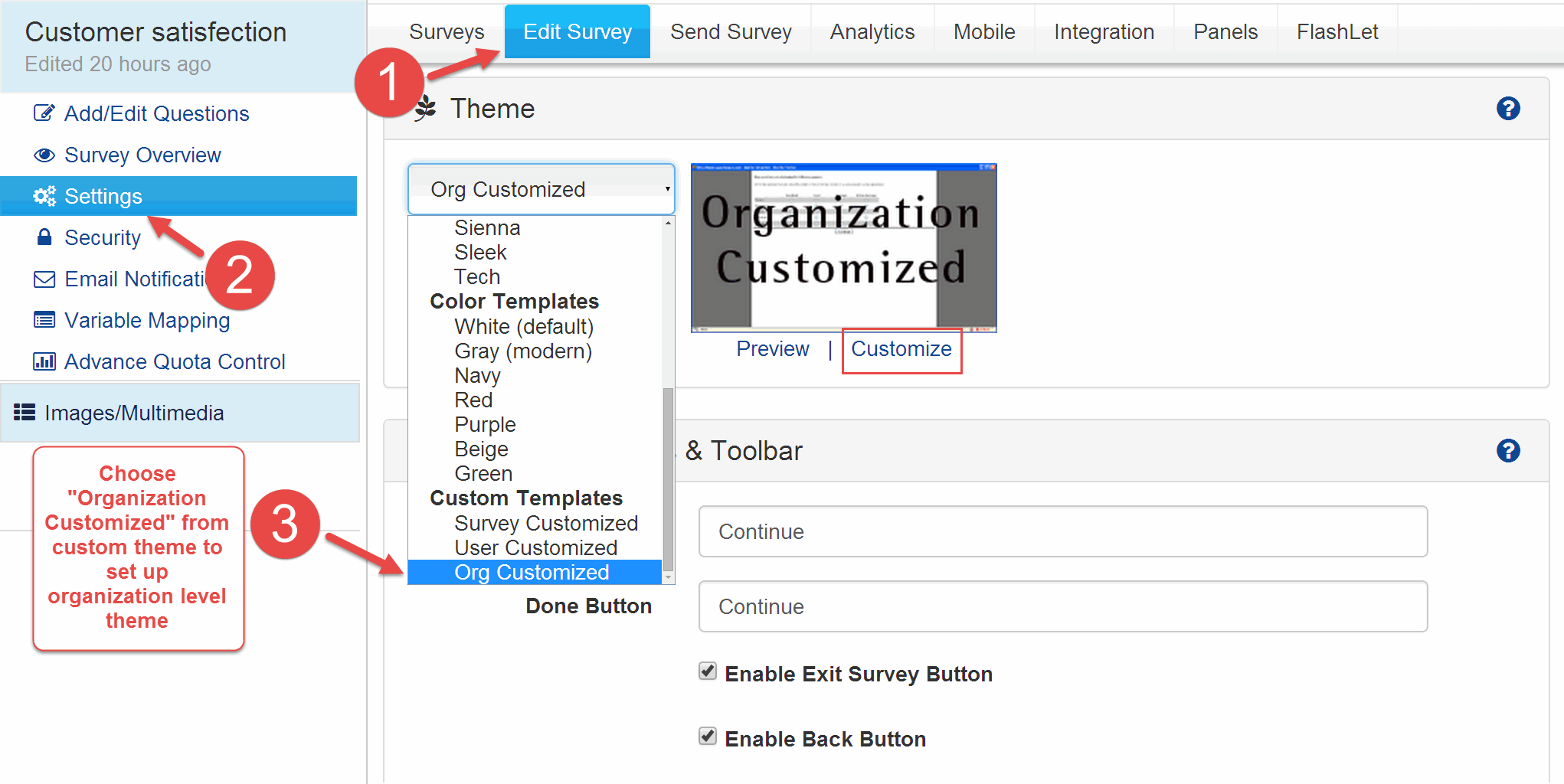 Survey Software Help Image