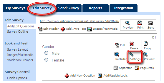 Survey Software Help Image