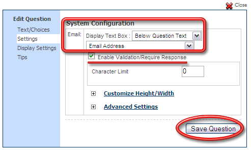 Survey Software Help Image