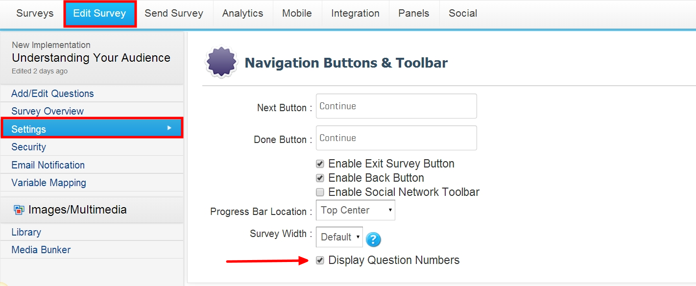 Survey Software Help Image