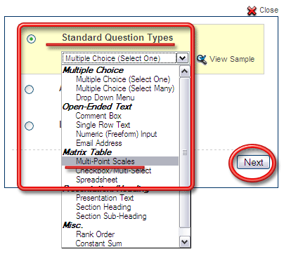 Survey Software Help Image