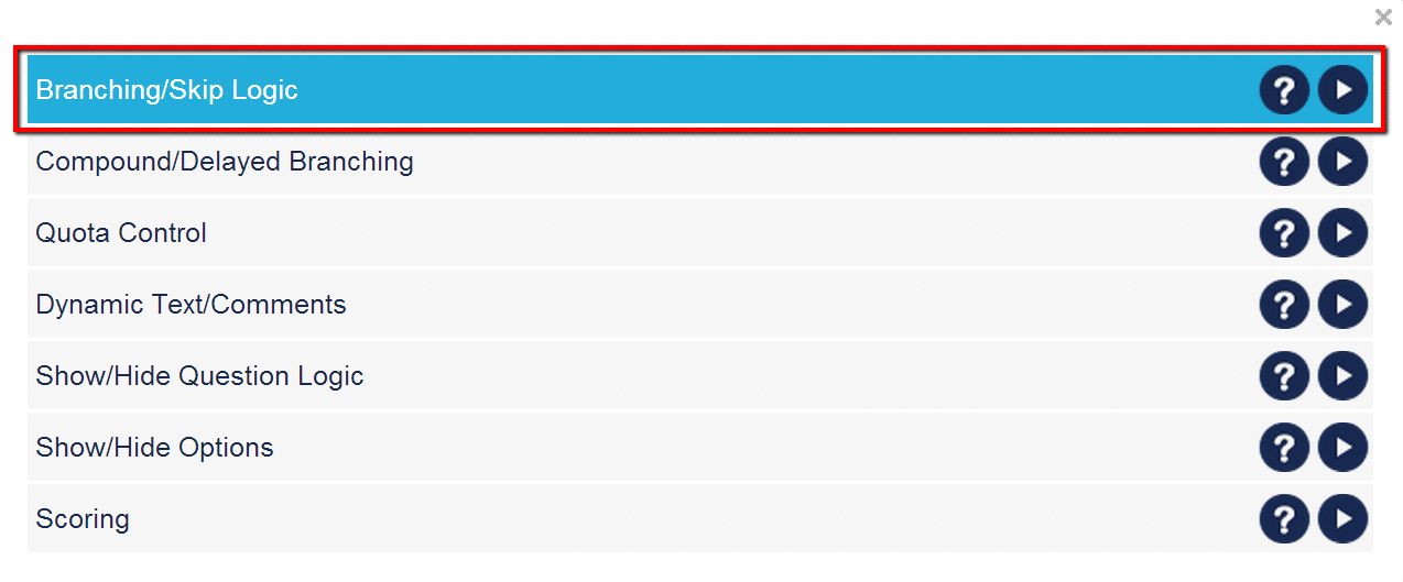 Survey Software Help Image