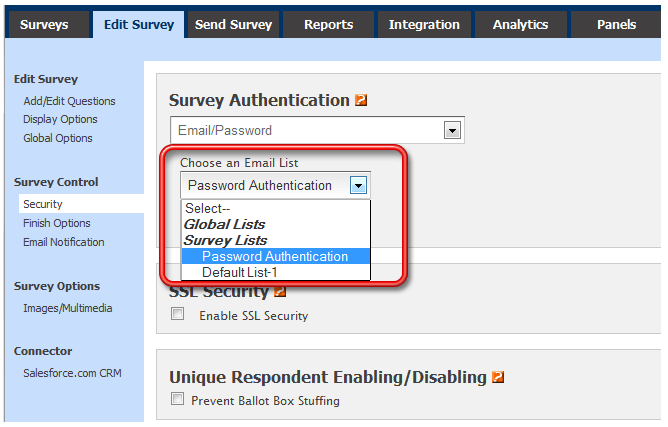 Survey Software Help Image