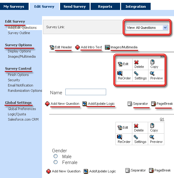 Survey Software Help Image